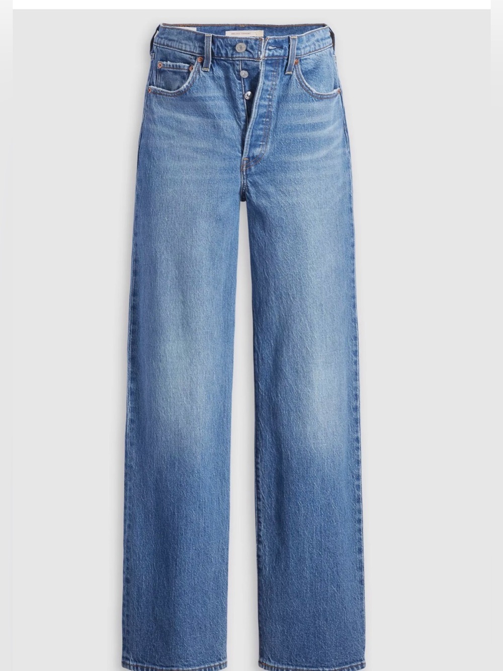 Woman's Levi's Premium Ribcage Straight Jeans. Size 25